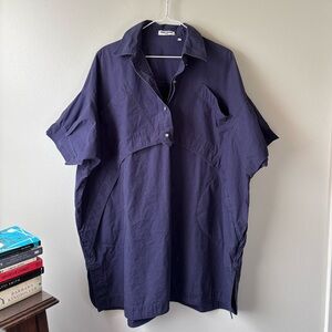 Opening Ceremony Dark Blue shirt dress